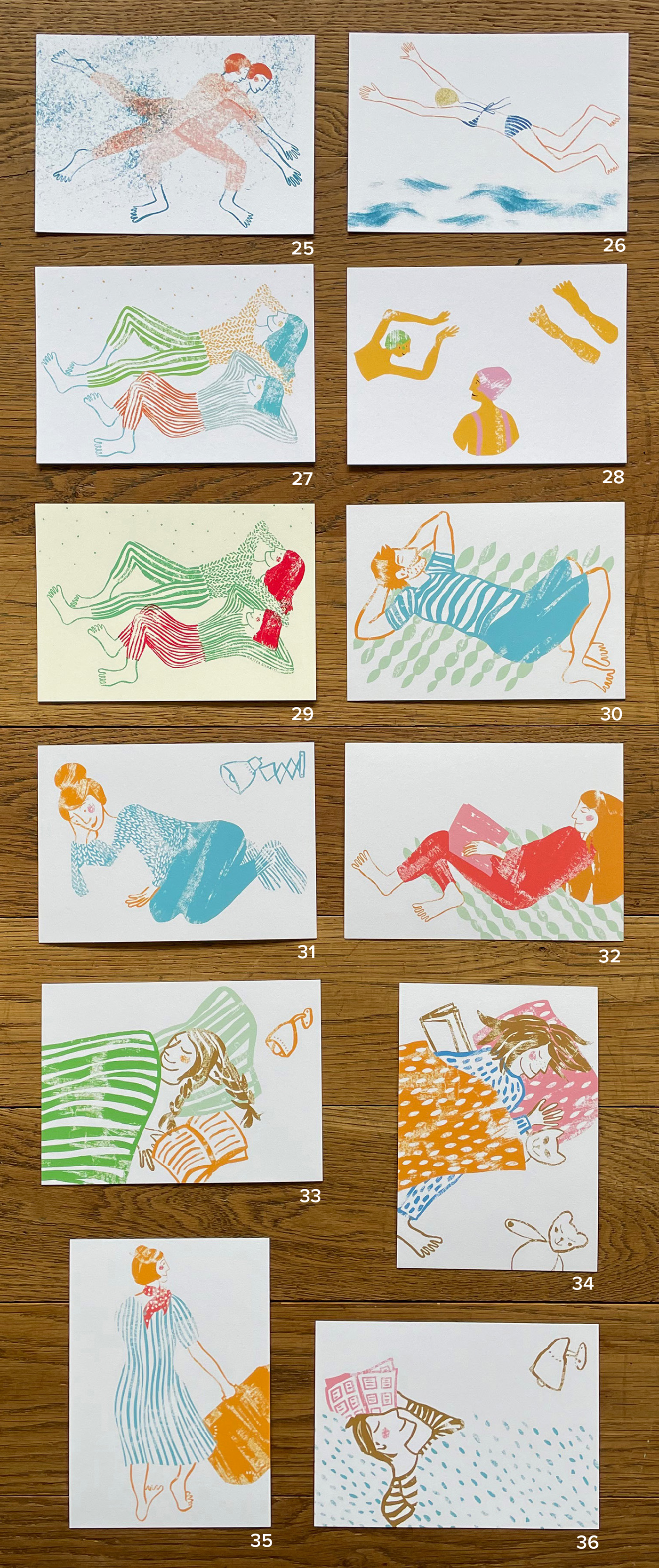 Mattea Gianotti Grafik, Illustration, Literaturvermittlung, LiteraturLabor SIKJM: Karten 2025 - 