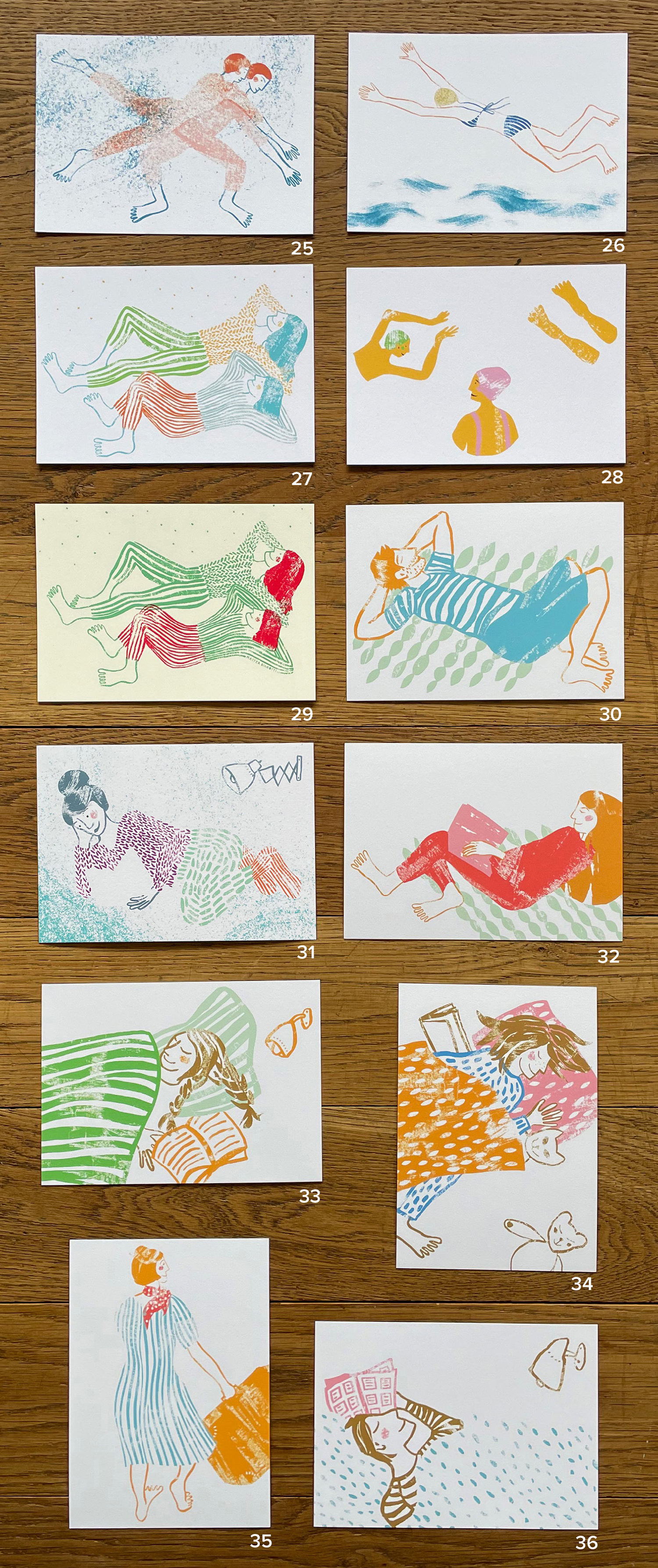 Mattea Gianotti Grafik, Illustration, Literaturvermittlung, LiteraturLabor SIKJM: Karten 2025 - 