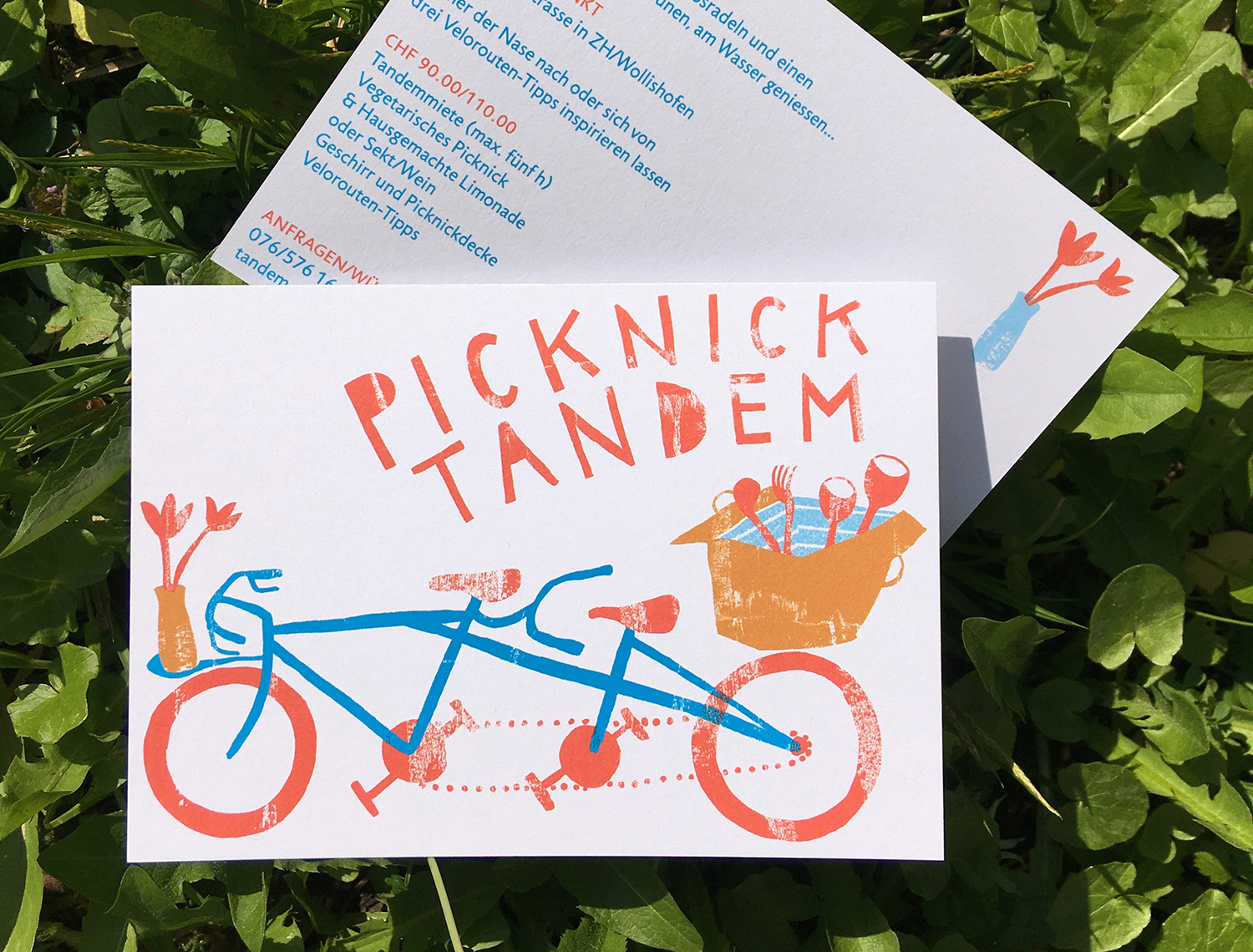 Mattea Gianotti Grafik, Illustration, Literaturvermittlung, LiteraturLabor SIKJM: Picknick Tandem - 