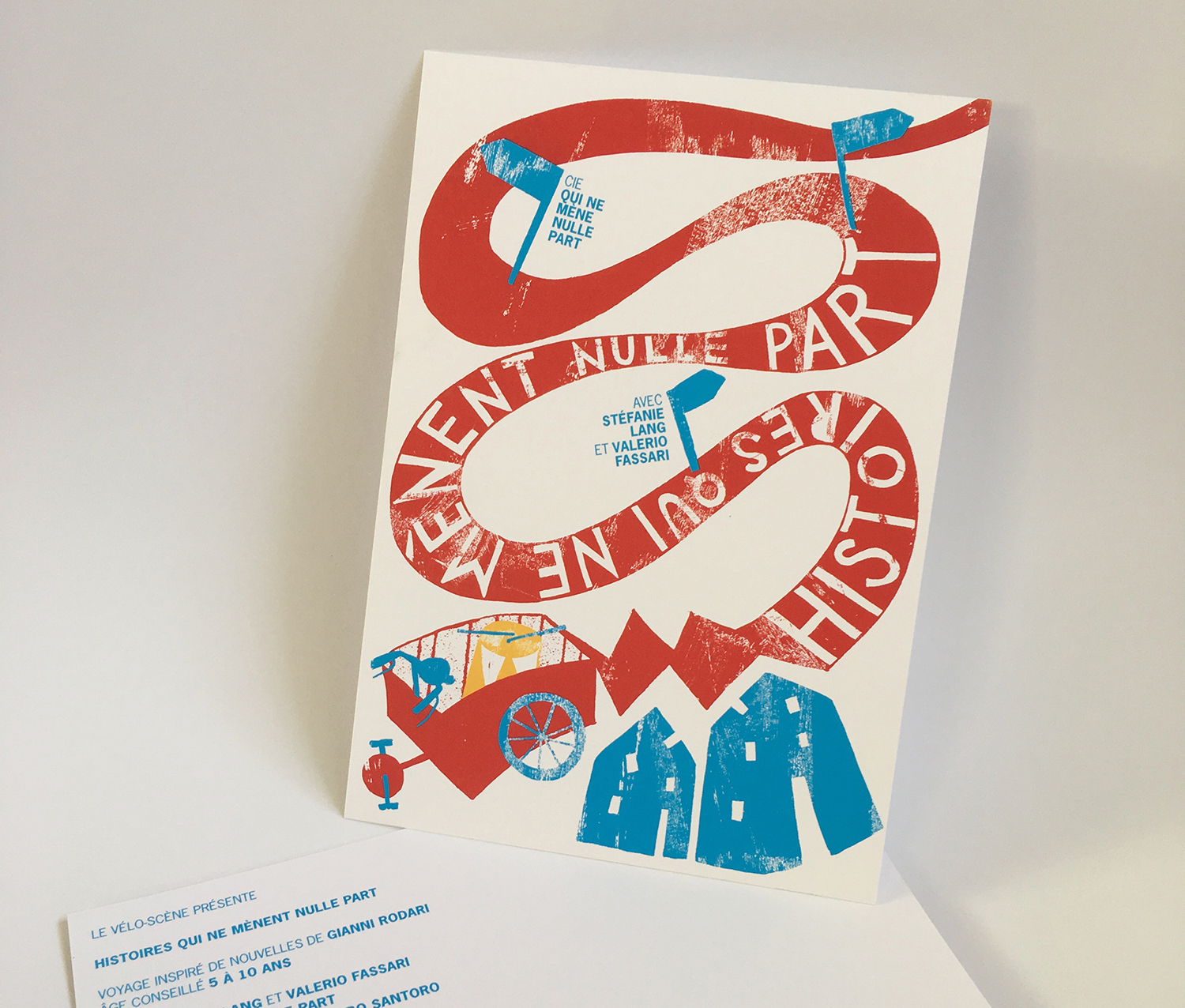 Mattea Gianotti Grafik, Illustration, Literaturvermittlung, LiteraturLabor SIKJM: Le Vélo Scène - 