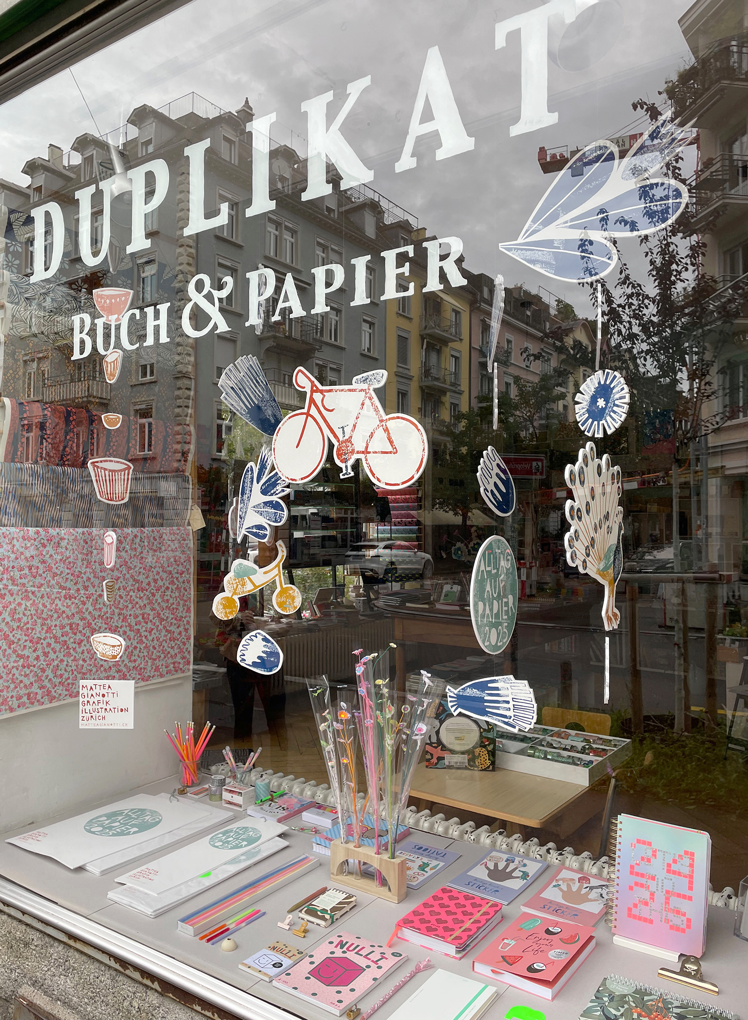 Mattea Gianotti Grafik, Illustration, Literaturvermittlung, LiteraturLabor SIKJM: Duplikat In Zürich - 