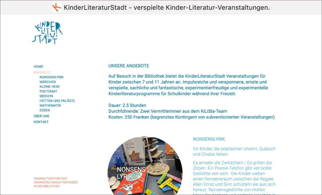 Mattea Gianotti Grafik, Illustration, Literaturvermittlung, LiteraturLabor SIKJM: Kinder Literatur Stadt - 