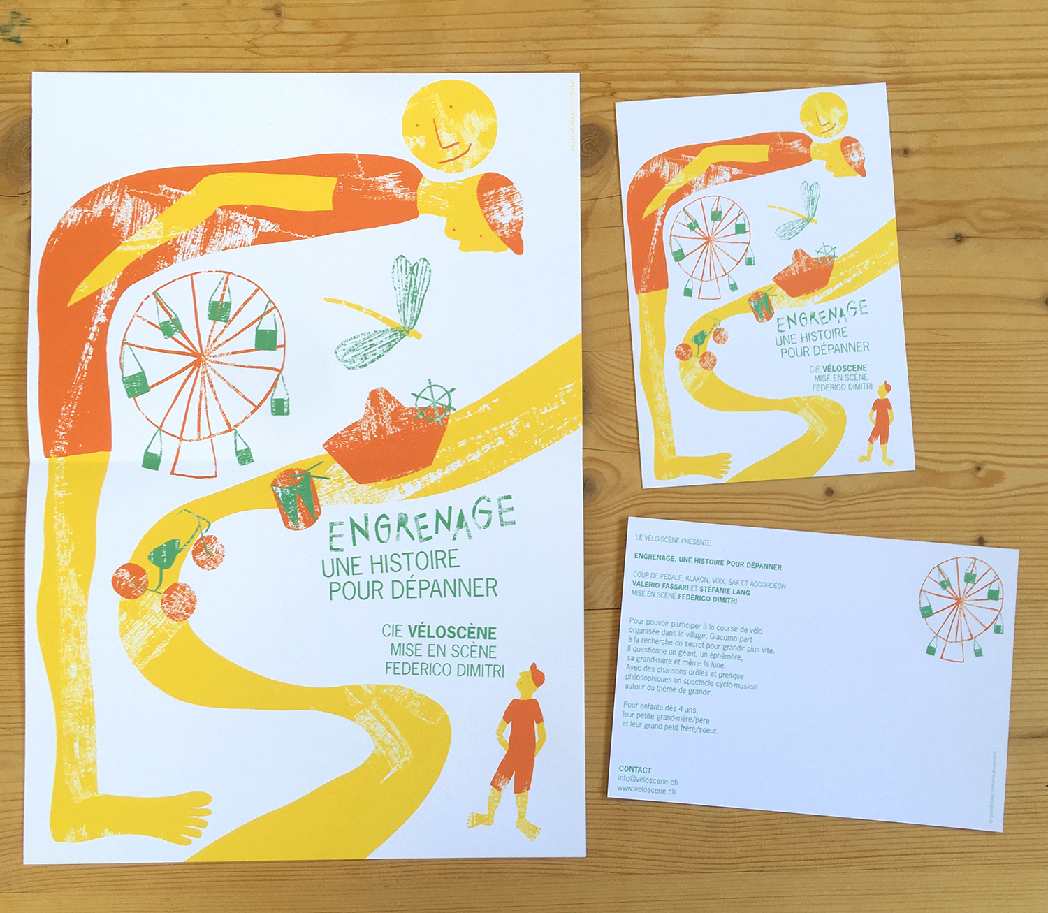 Mattea Gianotti Grafik, Illustration, Literaturvermittlung, LiteraturLabor SIKJM: Engranage - 