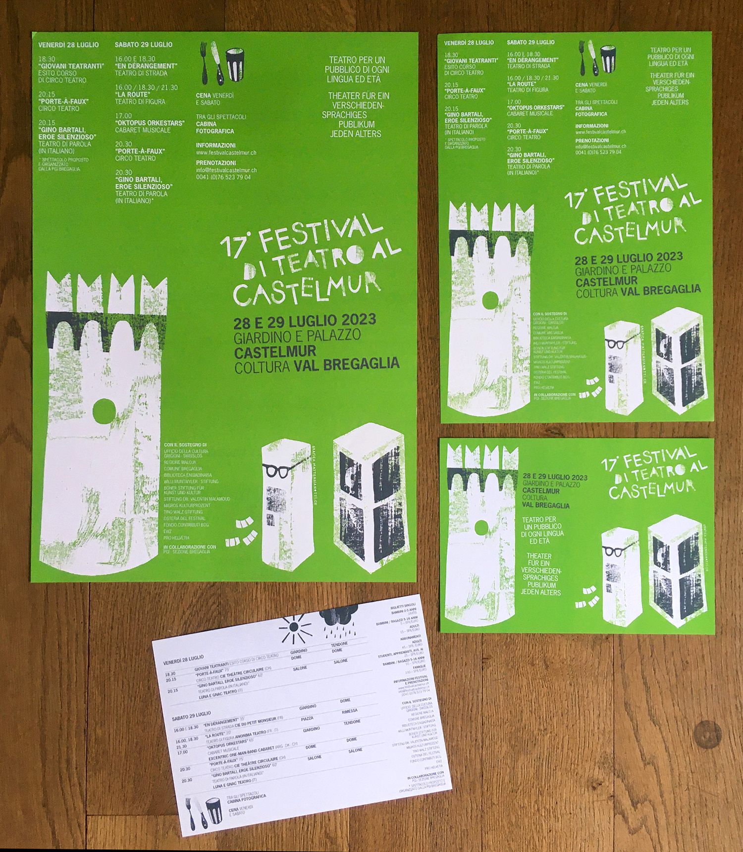 Mattea Gianotti Grafik, Illustration, Literaturvermittlung, LiteraturLabor SIKJM: Festival Di Teatro - 