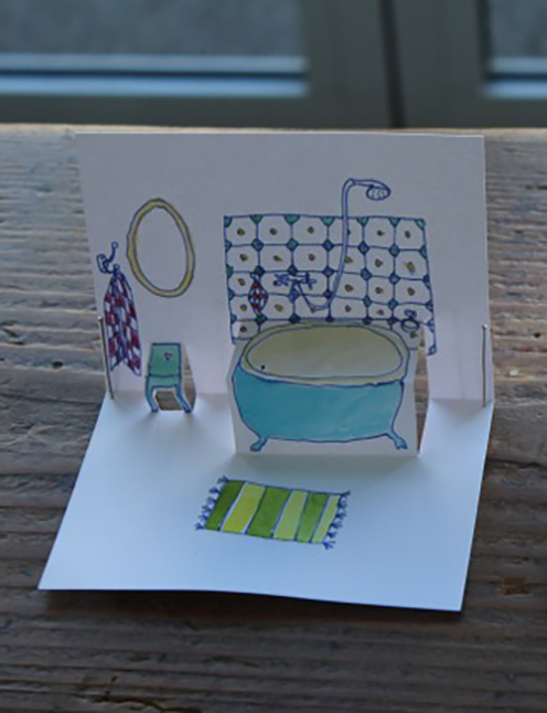 Mattea Gianotti Grafik, Illustration, Literaturvermittlung, LiteraturLabor SIKJM: Pup Up Bilder - 